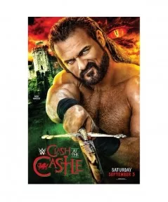 WWE Clash at the Castle Unsigned 20" x 30" 2022 Key Art Photograph $11.52 Home & Office