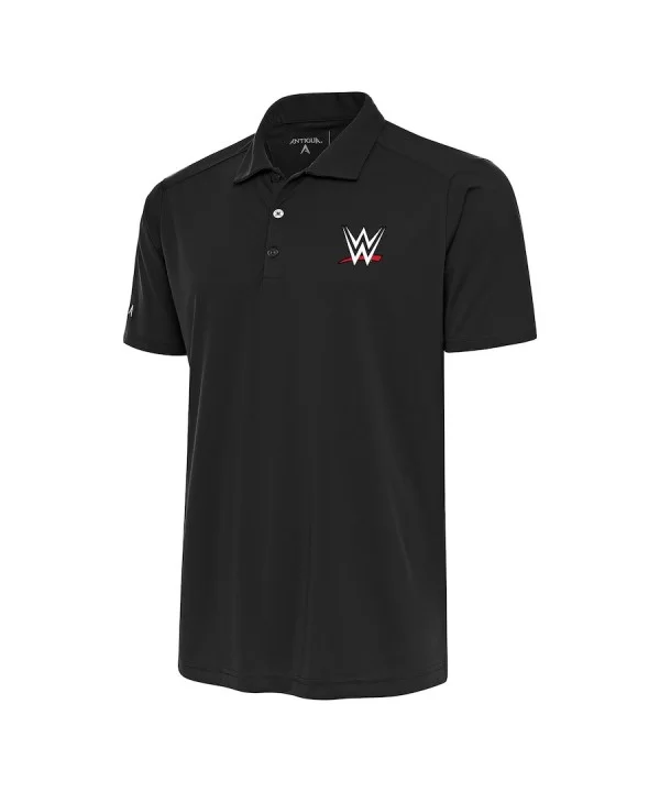 Men's Antigua Charcoal WWE Tribute Polo $16.17 Apparel