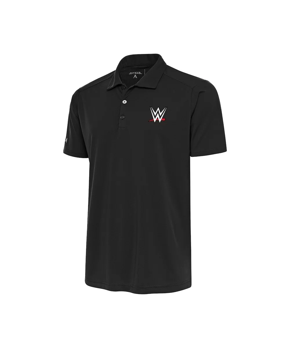 Men's Antigua Charcoal WWE Tribute Polo $16.17 Apparel