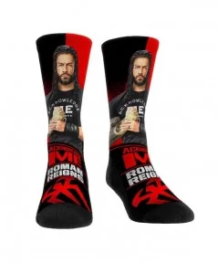 Unisex Rock Em Socks Roman Reigns Stare Down Crew Socks $3.72 Apparel