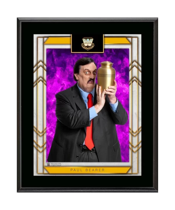 Paul Bearer WWE Framed 10.5" x 13" Sublimated Plaque $8.88 Collectibles