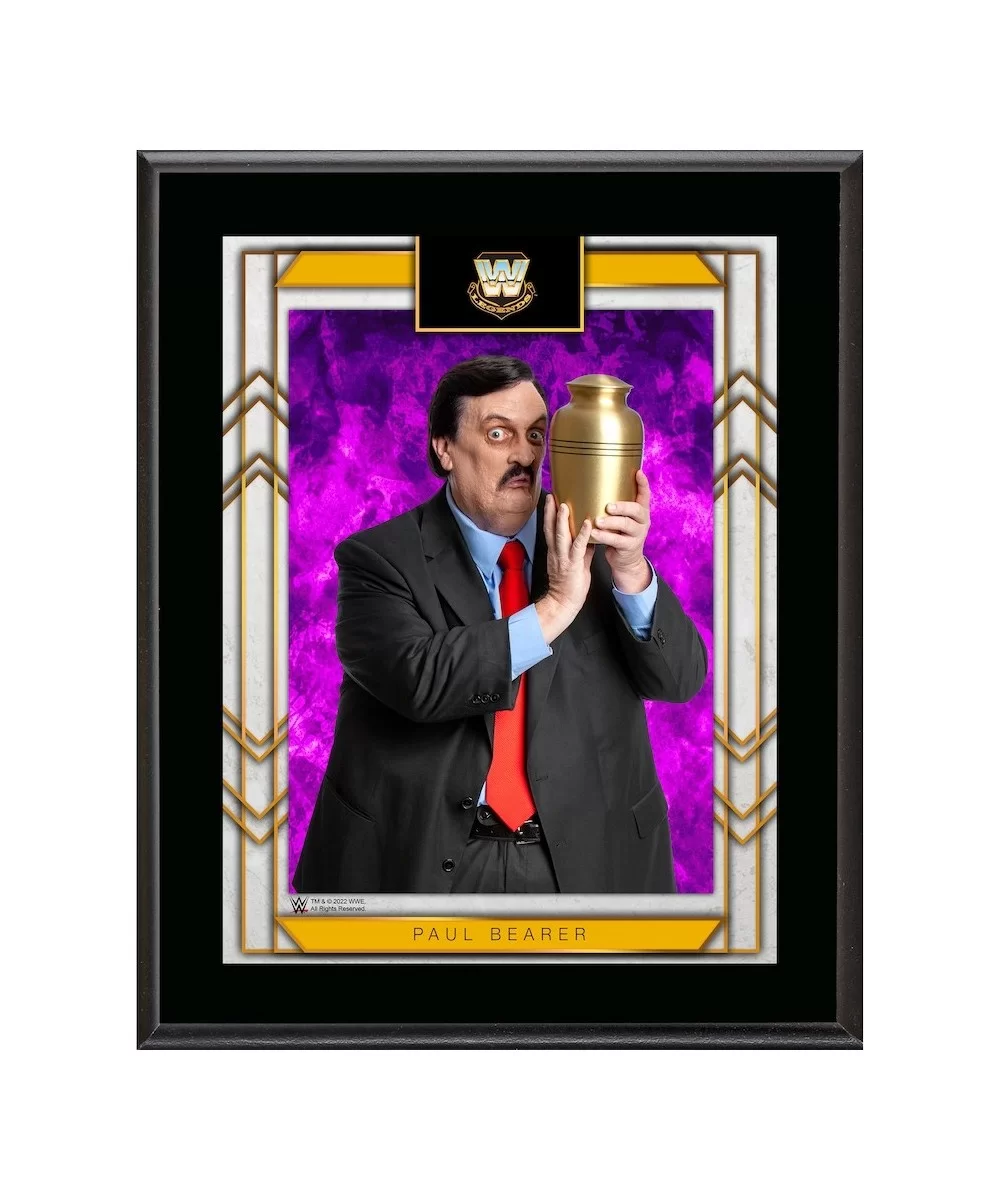 Paul Bearer WWE Framed 10.5" x 13" Sublimated Plaque $8.88 Collectibles