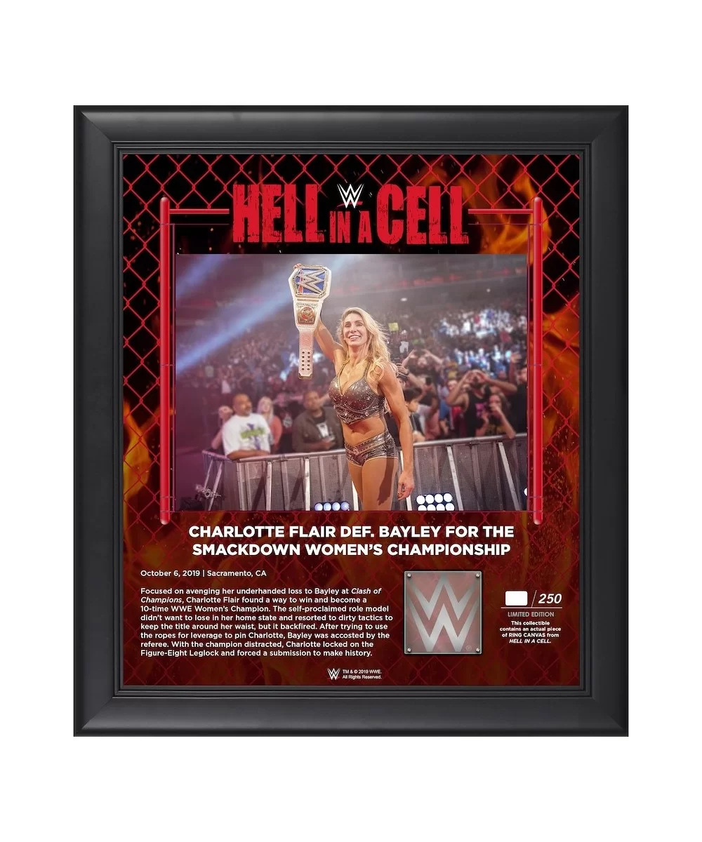 Charlotte Flair Framed 15" x 17" 2019 Hell In A Cell Collage - Limited Edition of 250 $25.76 Collectibles