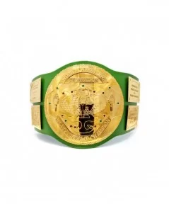 Hulk Hogan Signed WWF Big Green Championship Belt 13lbs Replic $545.60 Signed Items