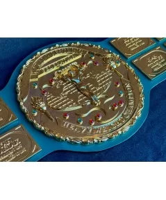 Hulk Hogan Signed WWF Big Green Championship Belt 13lbs Replic $545.60 Signed Items