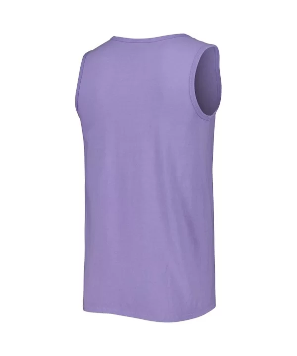 Men's Heather Purple "Macho Man" Randy Savage Sunglasses Tank Top $10.32 Apparel