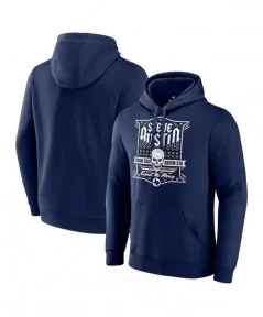 Men's Fanatics Branded Navy "Stone Cold" Steve Austin Expect No Mercy Pullover Hoodie $19.20 Apparel