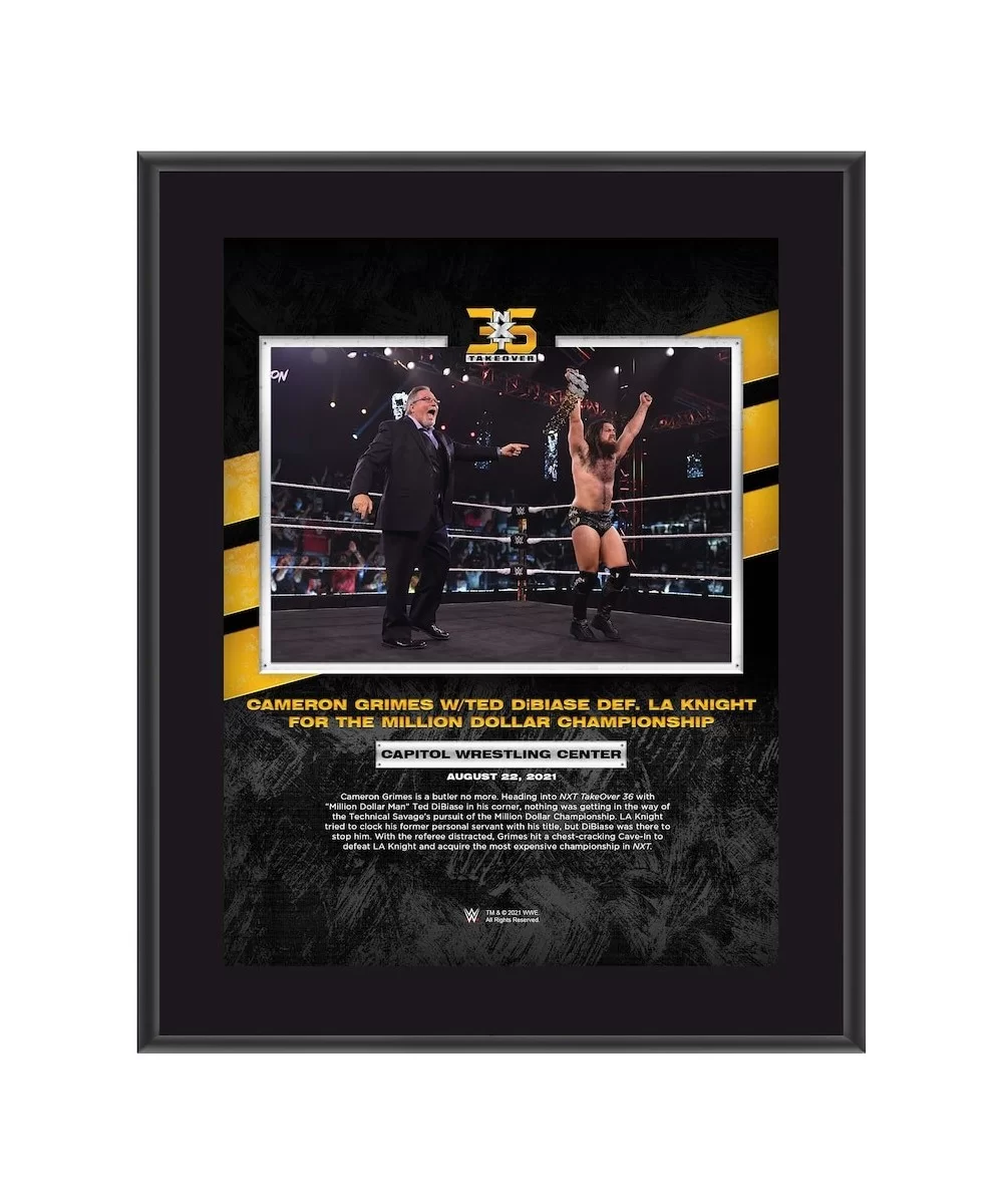 Cameron Grimes Framed 10.5" x 13" NXT TakeOver: 36 Sublimated Plaque $9.60 Collectibles