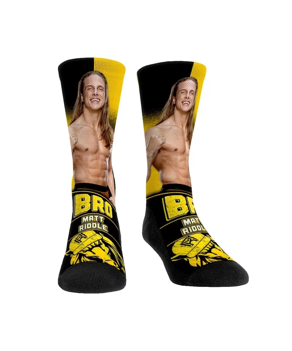 Youth Rock Em Socks Matt Riddle Stare Down Crew Socks $6.00 Apparel