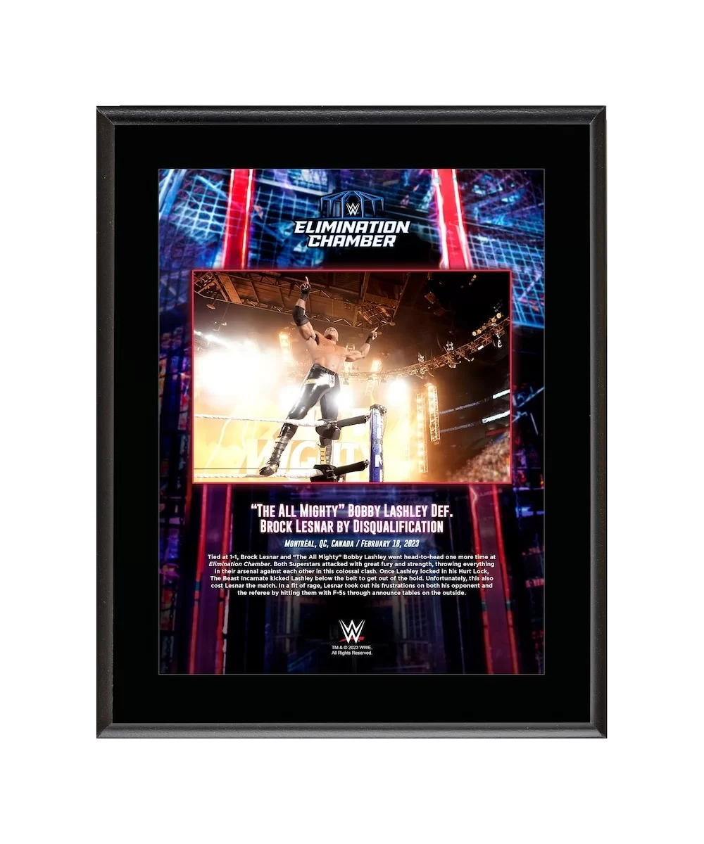 Bobby Lashley WWE 10.5" x 13" Elimination Chamber Sublimated Plaque $8.64 Home & Office