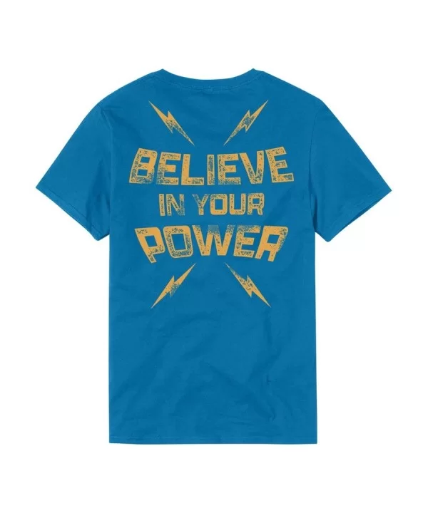 Men's Blue Nikki A.S.H. Believe In Your Power T-Shirt $6.68 T-Shirts