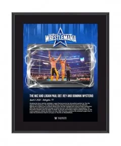 The Miz & Logan Paul 10.5" x 13" WrestleMania 38 Night 1 Sublimated Plaque $8.40 Collectibles