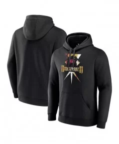 Men's Fanatics Branded Black The Undertaker Logo Pullover Hoodie $14.80 Apparel