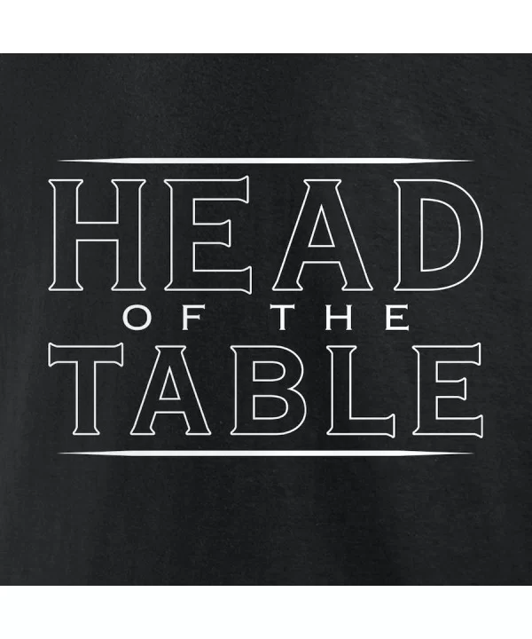 Men's Fanatics Branded Black Roman Reigns Head Of The Table T-Shirt $10.56 T-Shirts