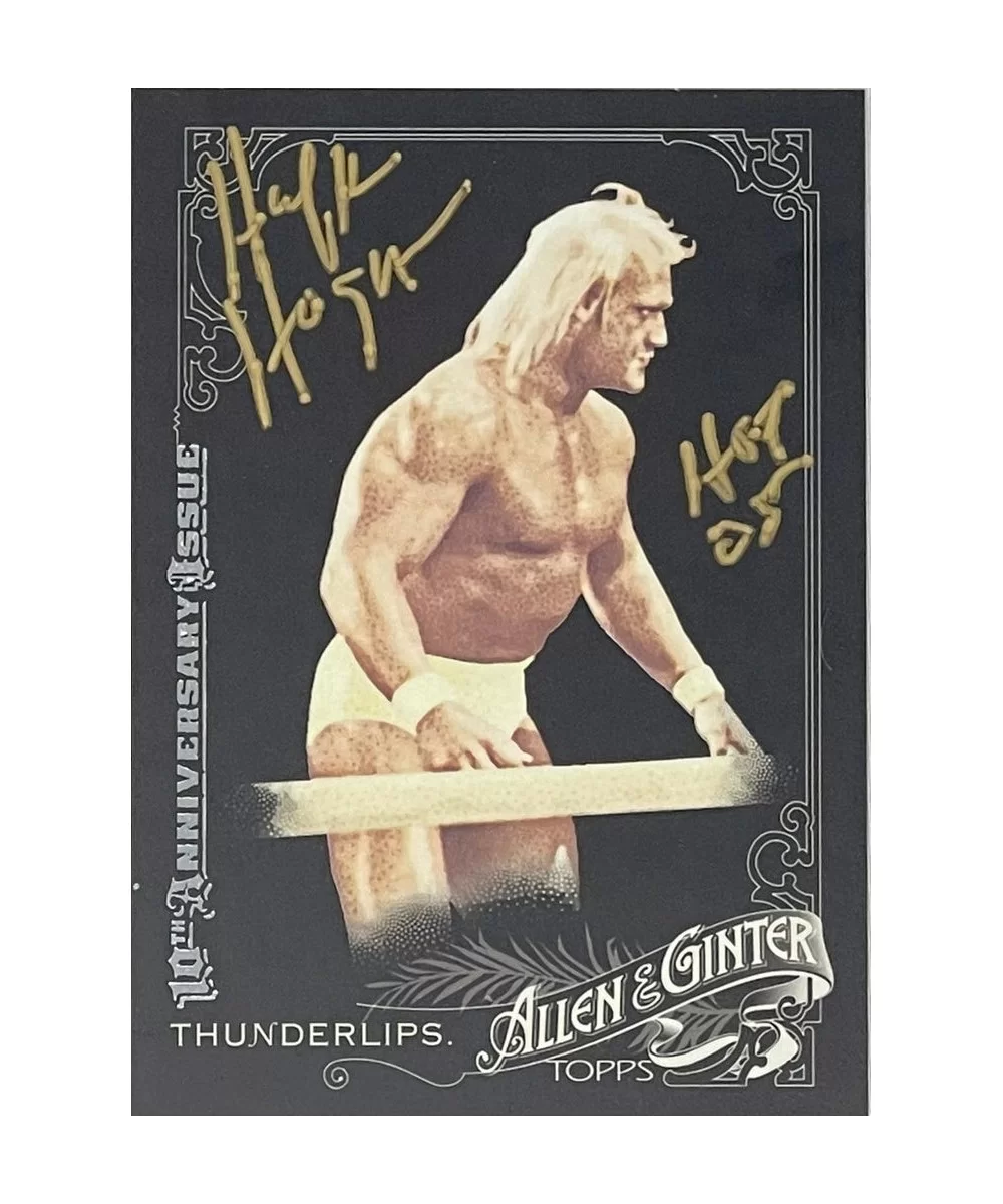 Topps Thunderlips Hulk Hogan Autographed Card $131.60 Tranding Cards