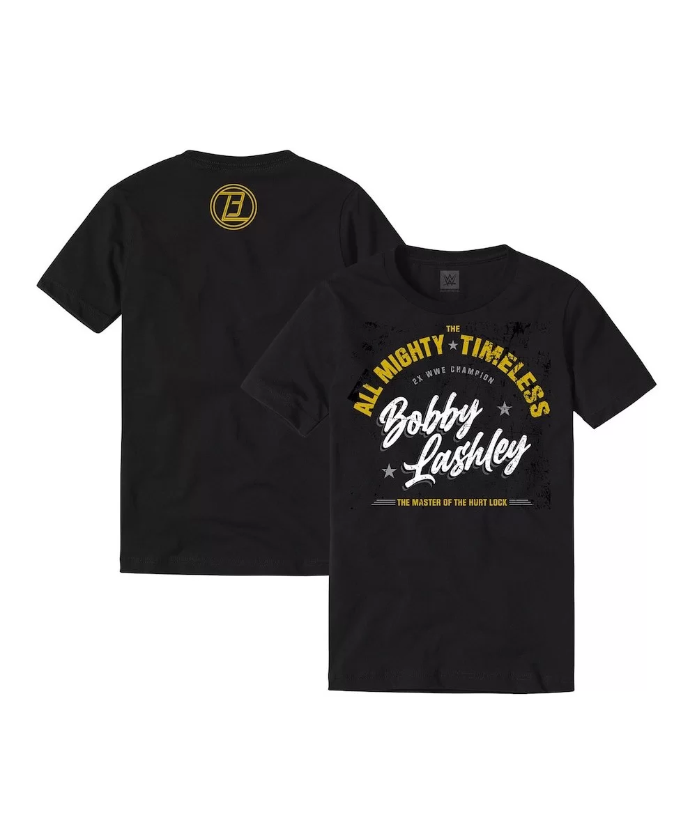 Youth Black Bobby Lashley Timeless T-Shirt $6.40 T-Shirts