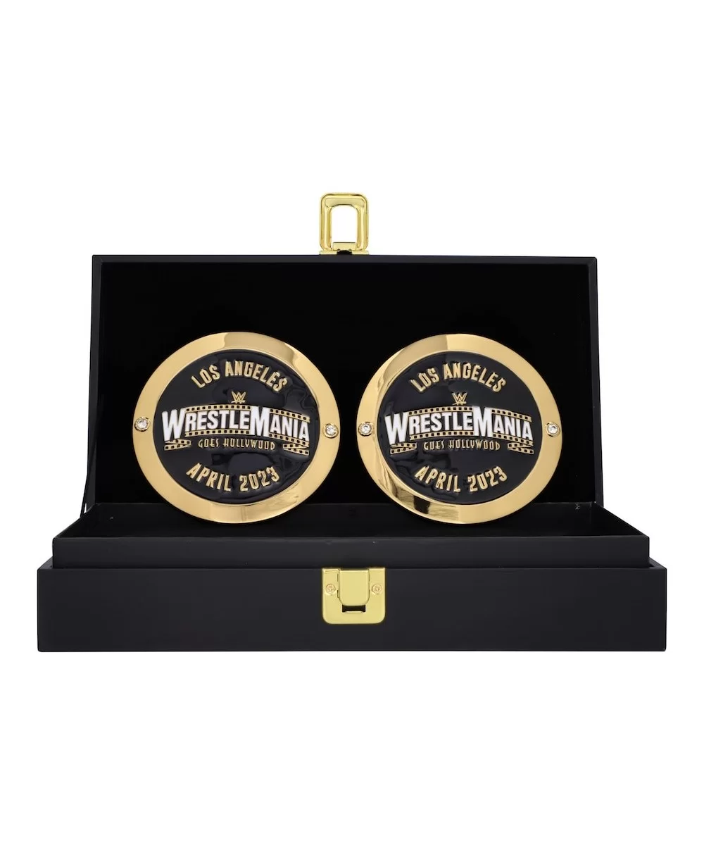 WrestleMania 39 Replica Side Plate Box Set $39.20 Title Belts