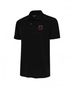 Men's Antigua Black The Bloodline Big & Tall Tribute Polo $15.84 Apparel