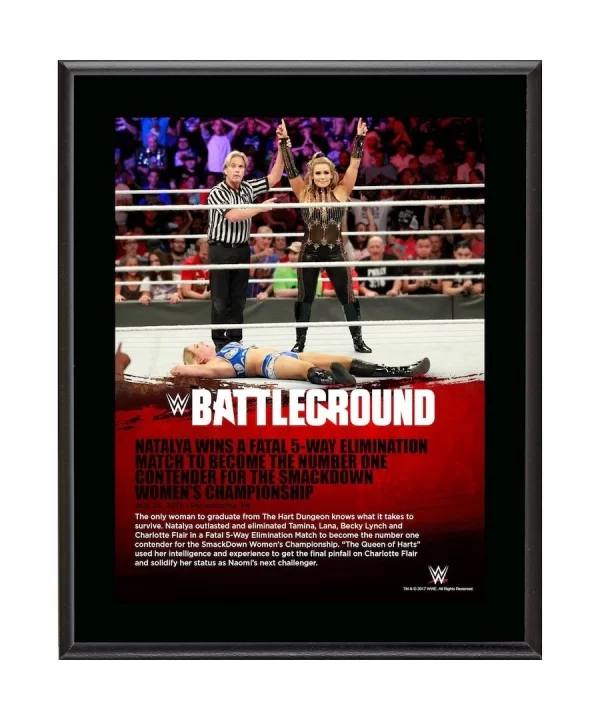 Natalya 10.5" x 13" 2017 Battleground Sublimated Plaque $9.12 Collectibles