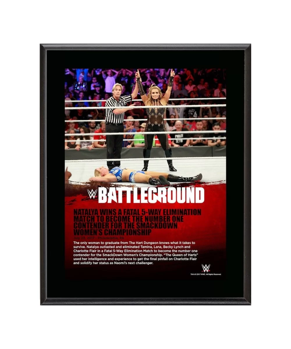 Natalya 10.5" x 13" 2017 Battleground Sublimated Plaque $9.12 Collectibles