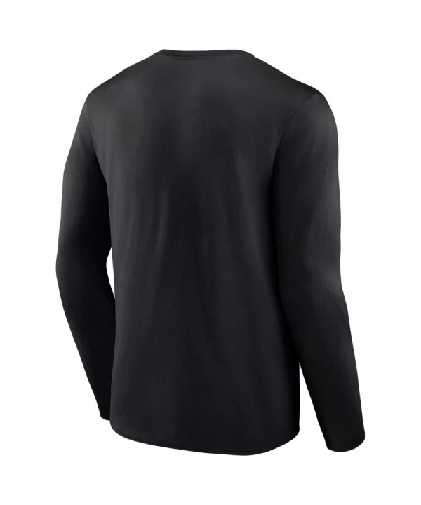 Men's Fanatics Branded Black Elias Walk With Elias Long Sleeve T-Shirt $12.32 T-Shirts