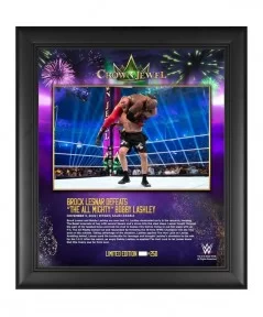 Brock Lesnar Framed 15" x 17" 2022 Crown Jewel Collage - Limited Edition of 250 $22.40 Home & Office