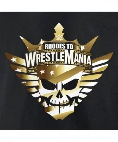 Men's Fanatics Branded Black Cody Rhodes Rhodes to WrestleMania T-Shirt $9.60 T-Shirts