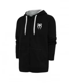 Men's Antigua Black Roman Reigns Victory Full-Zip Hoodie $21.60 Apparel