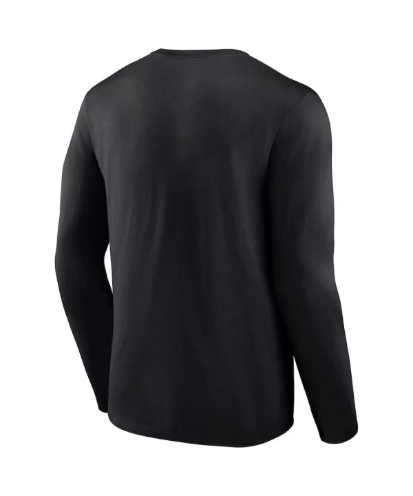 Men's Fanatics Branded Black Vader Illustrated Long Sleeve T-Shirt $10.92 T-Shirts