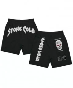 Men's Black "Stone Cold" Steve Austin Contenders Mesh Shorts $19.80 Apparel