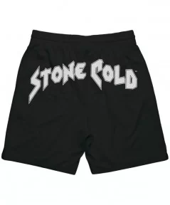 Men's Black "Stone Cold" Steve Austin Contenders Mesh Shorts $19.80 Apparel