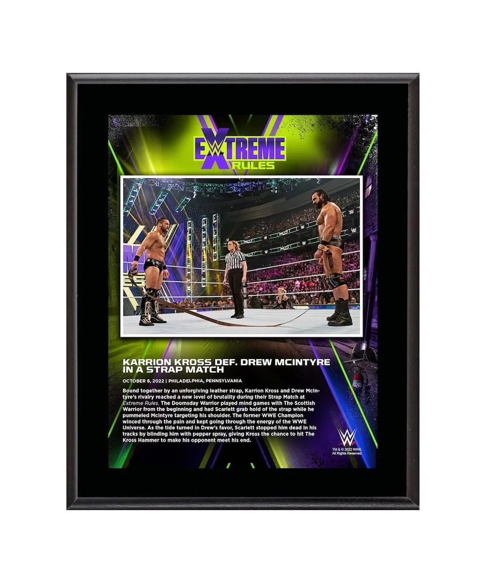 Karrion Kross 10.5" x 13" 2022 Extreme Rules Sublimated Plaque $10.32 Collectibles