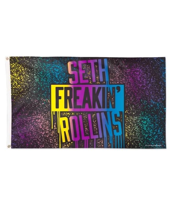 WinCraft Seth "Freakin" Rollins 3' x 5' Single-Sided Flag $14.00 Home & Office