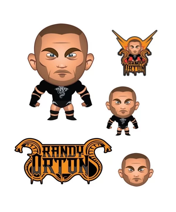 Fathead Randy Orton Five-Piece Removable Mini Decal Set $9.12 Home & Office