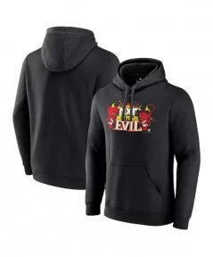 Men's Fanatics Branded Black NXT New Year's Evil 2023 Logo Pullover Hoodie $17.60 Apparel