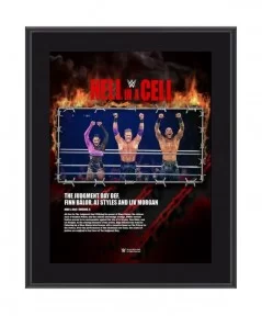 Judgment Day 10.5" x 13" 2022 Hell in a Cell Sublimated Plaque $7.44 Collectibles