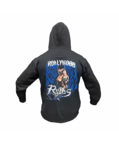 Hollywood Rules Blue Flame Hoodie $8.88 Apparel