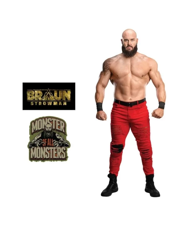 Fathead Braun Strowman Monster of All Monsters Three-Piece Removable Wall Decal Set $27.60 Home & Office