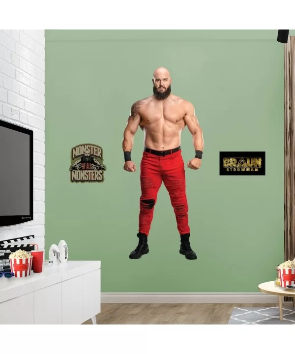 Fathead Braun Strowman Monster of All Monsters Three-Piece Removable Wall Decal Set $27.60 Home & Office