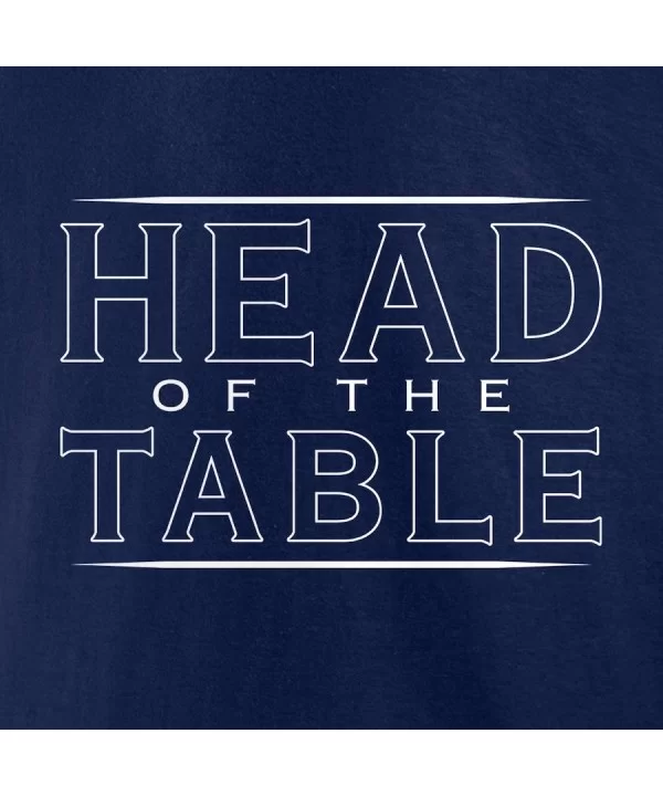 Men's Fanatics Branded Navy Roman Reigns Head Of The Table Pullover Hoodie $17.20 Apparel