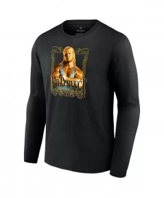 Men's Fanatics Branded Black Mr. Perfect Old School Photo Long Sleeve T-Shirt $13.44 T-Shirts