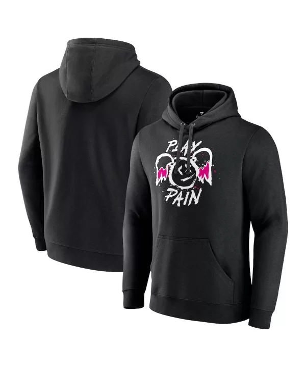 Men's Fanatics Branded Black Alexa Bliss Play x Pain Pullover Hoodie $19.20 Apparel