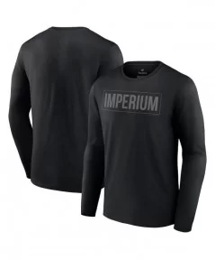 Men's Fanatics Branded Black Imperium Logo Long Sleeve T-Shirt $10.64 T-Shirts