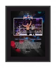 Tony D'Angelo 10.5" x 13" 2022 Stand & Deliver Sublimated Plaque $8.16 Home & Office