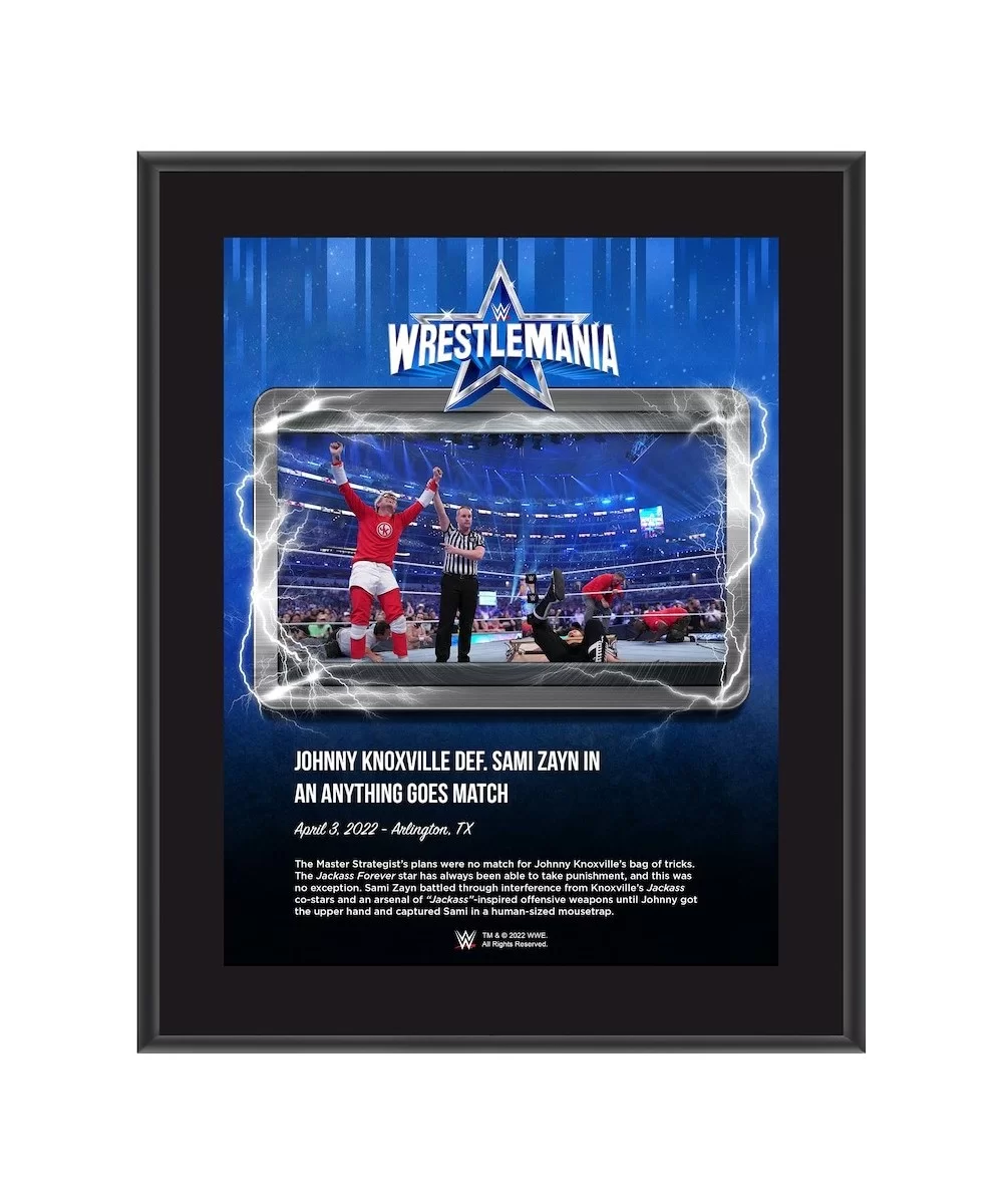 Celebrity Talent 10.5" x 13" WrestleMania 38 Night 2 Sublimated Plaque $9.12 Collectibles