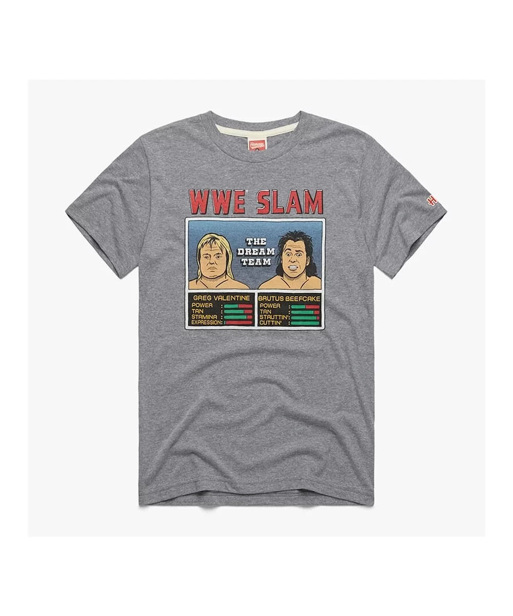 Homage Heathered Gray The Dream Team WWE Slam Tri-Blend T-Shirt $6.88 T-Shirts