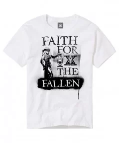 Youth White Karrion Kross & Scarlett Faith For The Fallen T-Shirt $4.62 T-Shirts