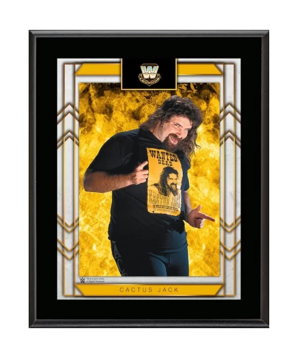 Cactus Jack WWE Framed 10.5" x 13" Sublimated Plaque $7.68 Collectibles