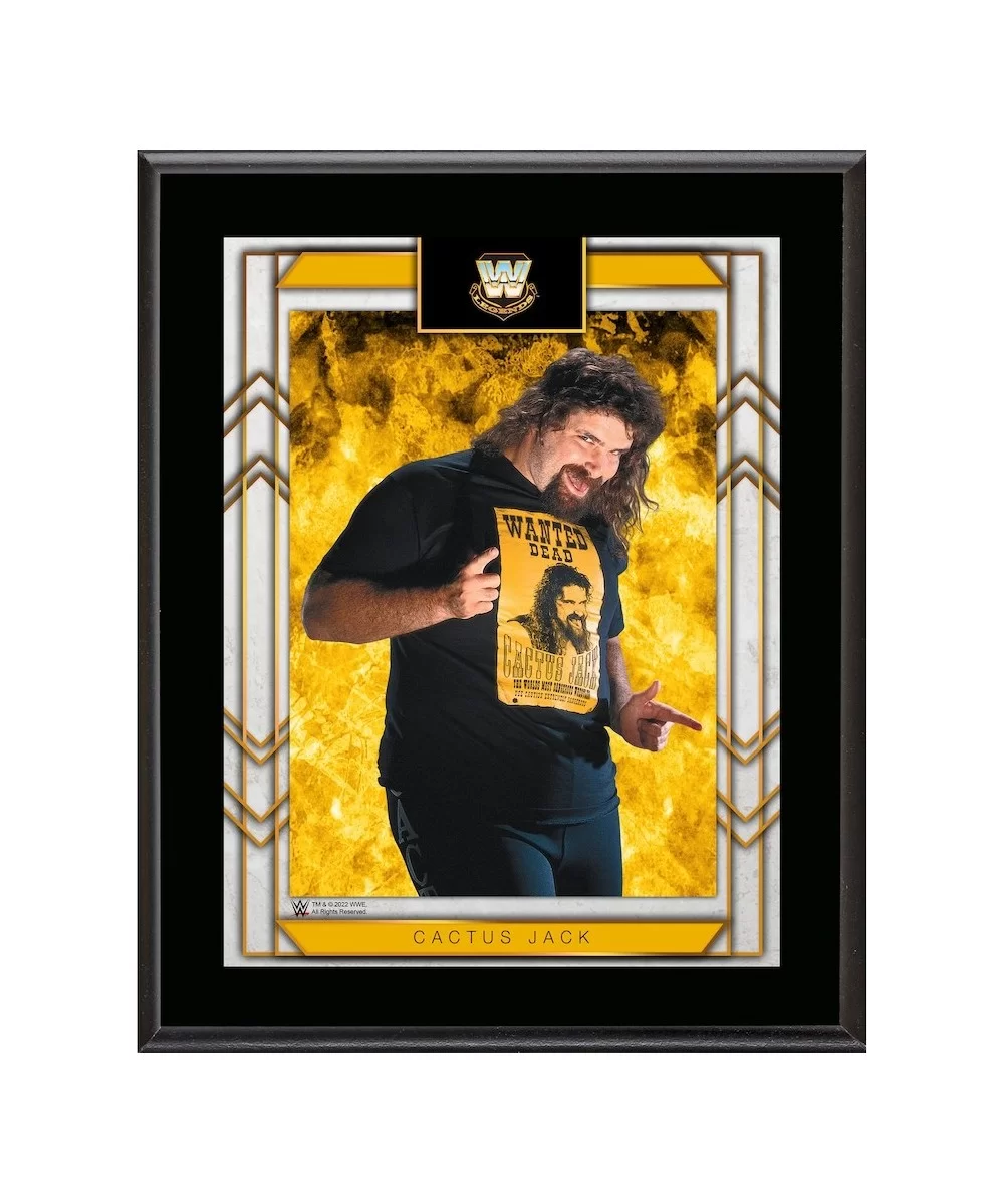 Cactus Jack WWE Framed 10.5" x 13" Sublimated Plaque $7.68 Collectibles