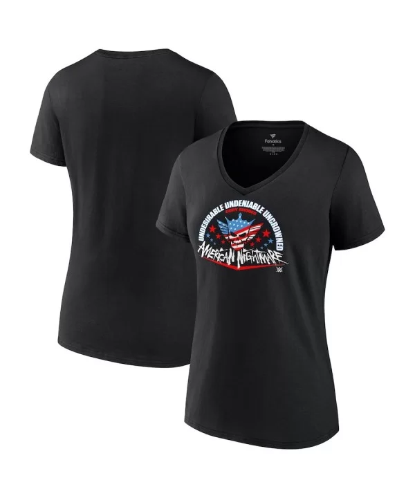 Women's Fanatics Branded Black Cody Rhodes Undeniable T-Shirt $9.36 T-Shirts